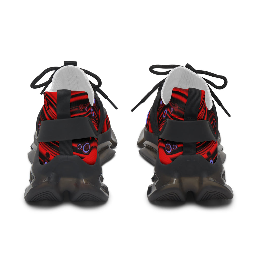 "Midnight Rouge" Women's Mesh Sneakers