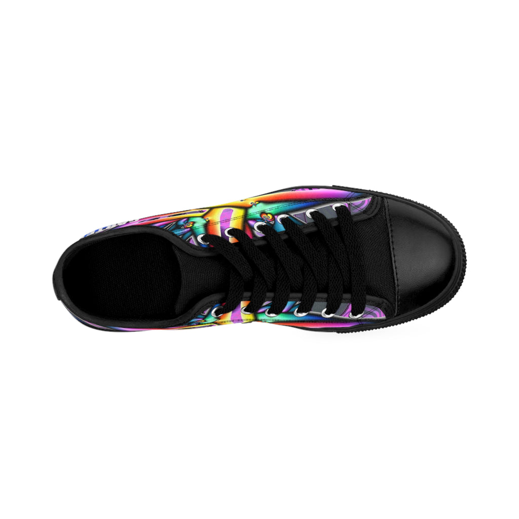 "Electric Avenue" Men’s Sneakers — Vibrant Streetwear Low-Tops
