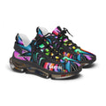 "Electric Avenue"  Women's Mesh Sneakers | Colorful Athletic Trainers