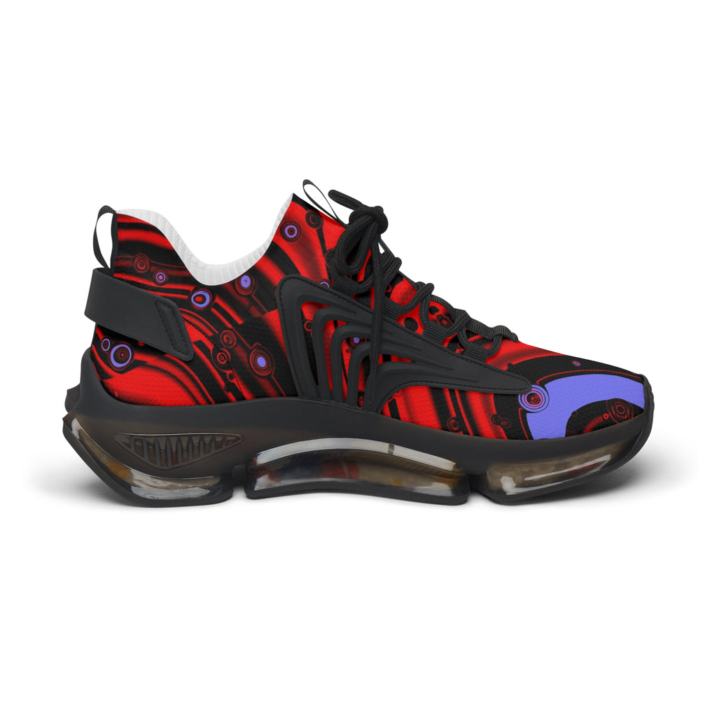 "Midnight Rouge" Women's Mesh Sneakers