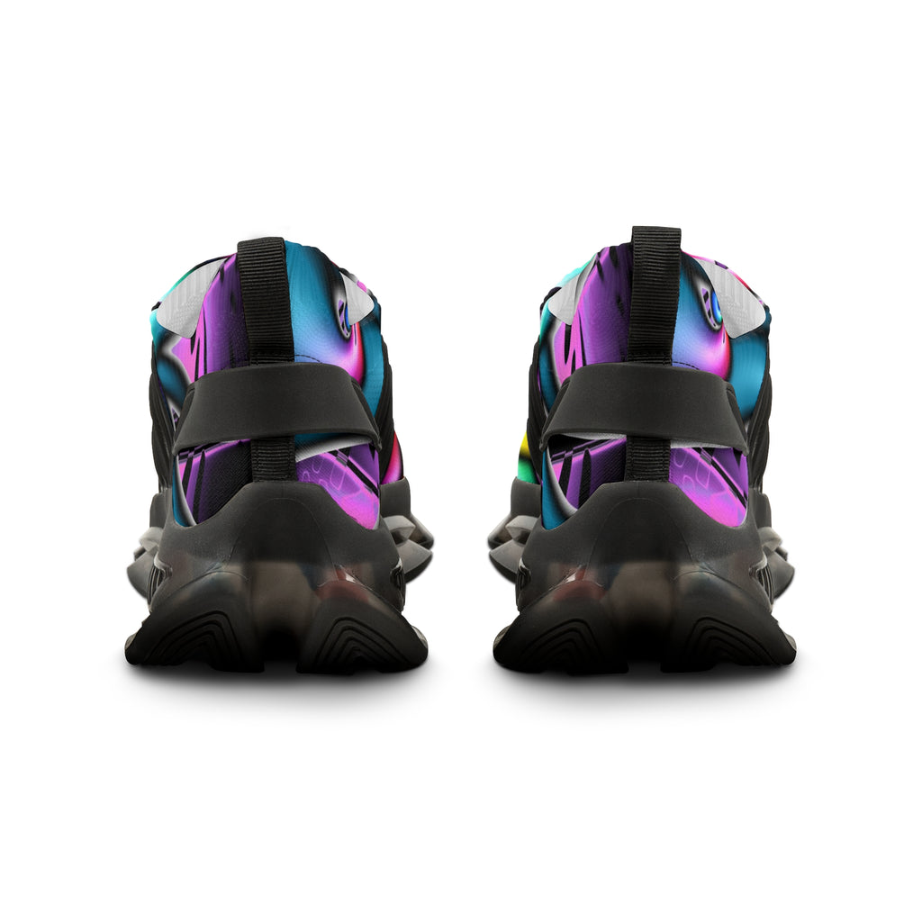 "Electric Avenue"  Men's Mesh Sneakers — Rainbow Athletic Shoes