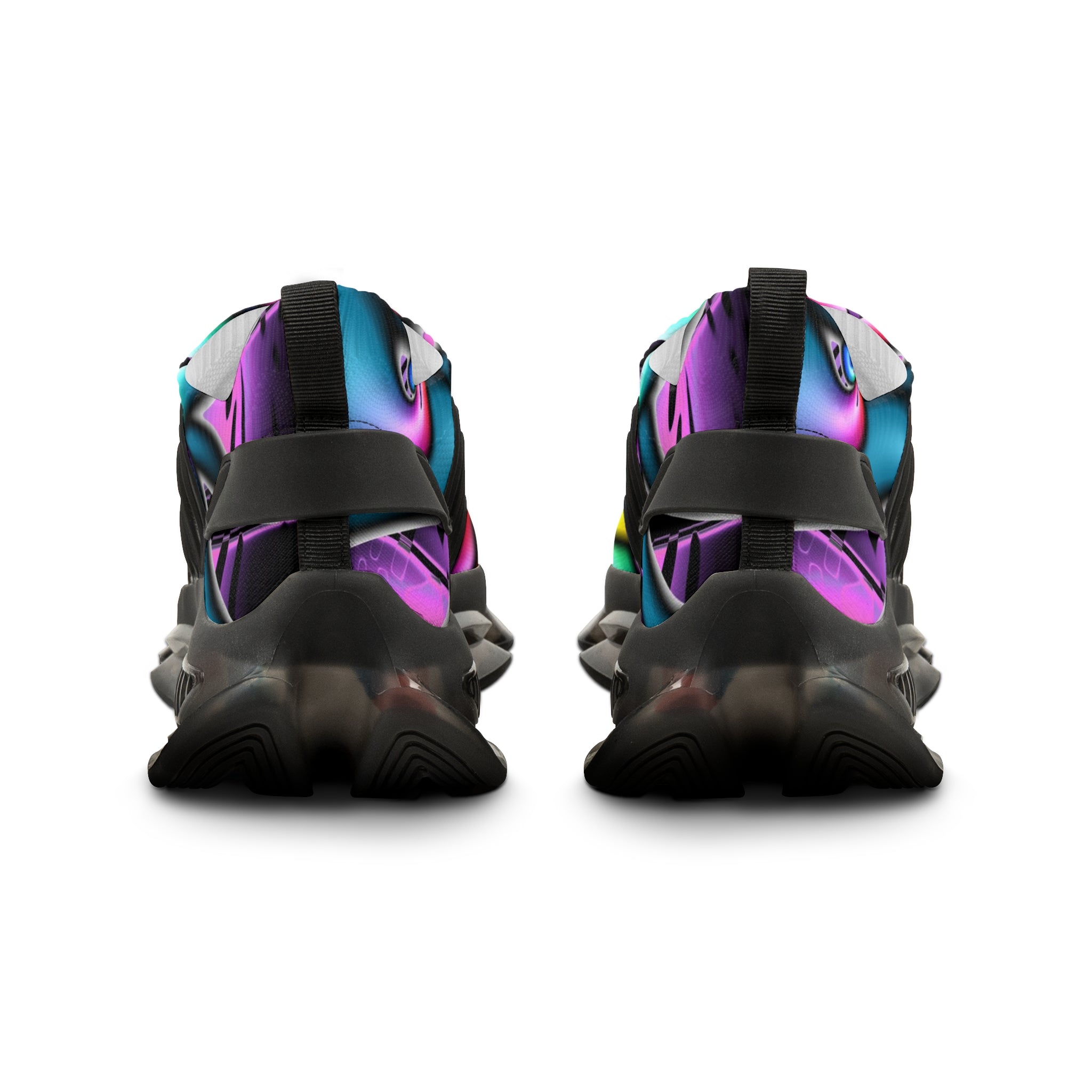 "Electric Avenue"  Men's Mesh Sneakers — Rainbow Athletic Shoes