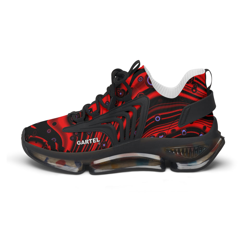 "Midnight Rouge" Women's Mesh Sneakers