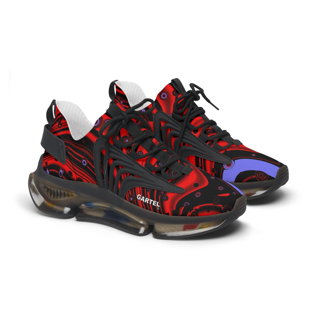 "Midnight Rouge" Women's Mesh Sneakers