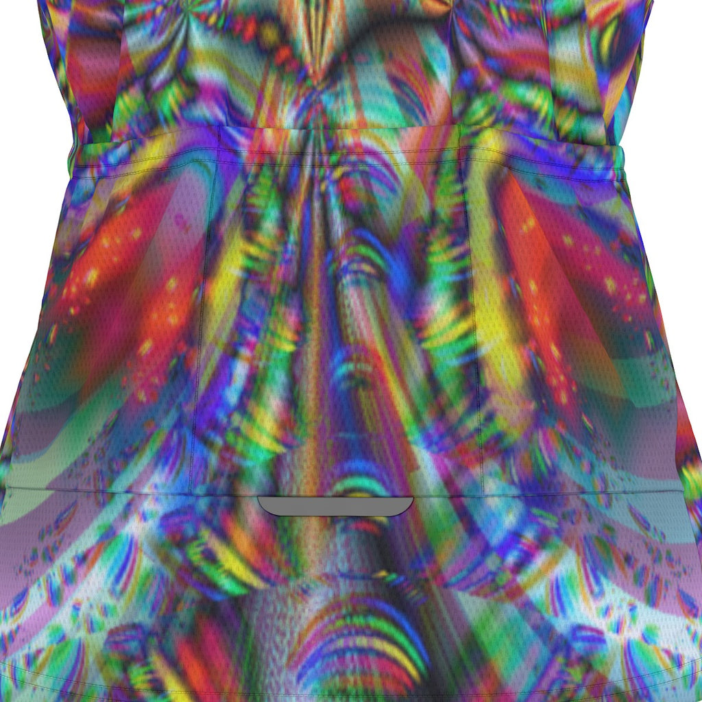 "The Chromatic Vortex" Raglan Men's Cycling Jersey