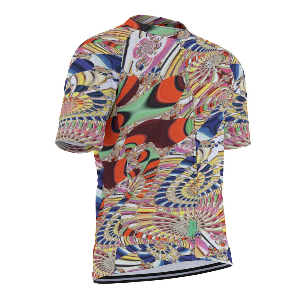 "Ancient Frequency" Raglan Men's Cycling Jersey