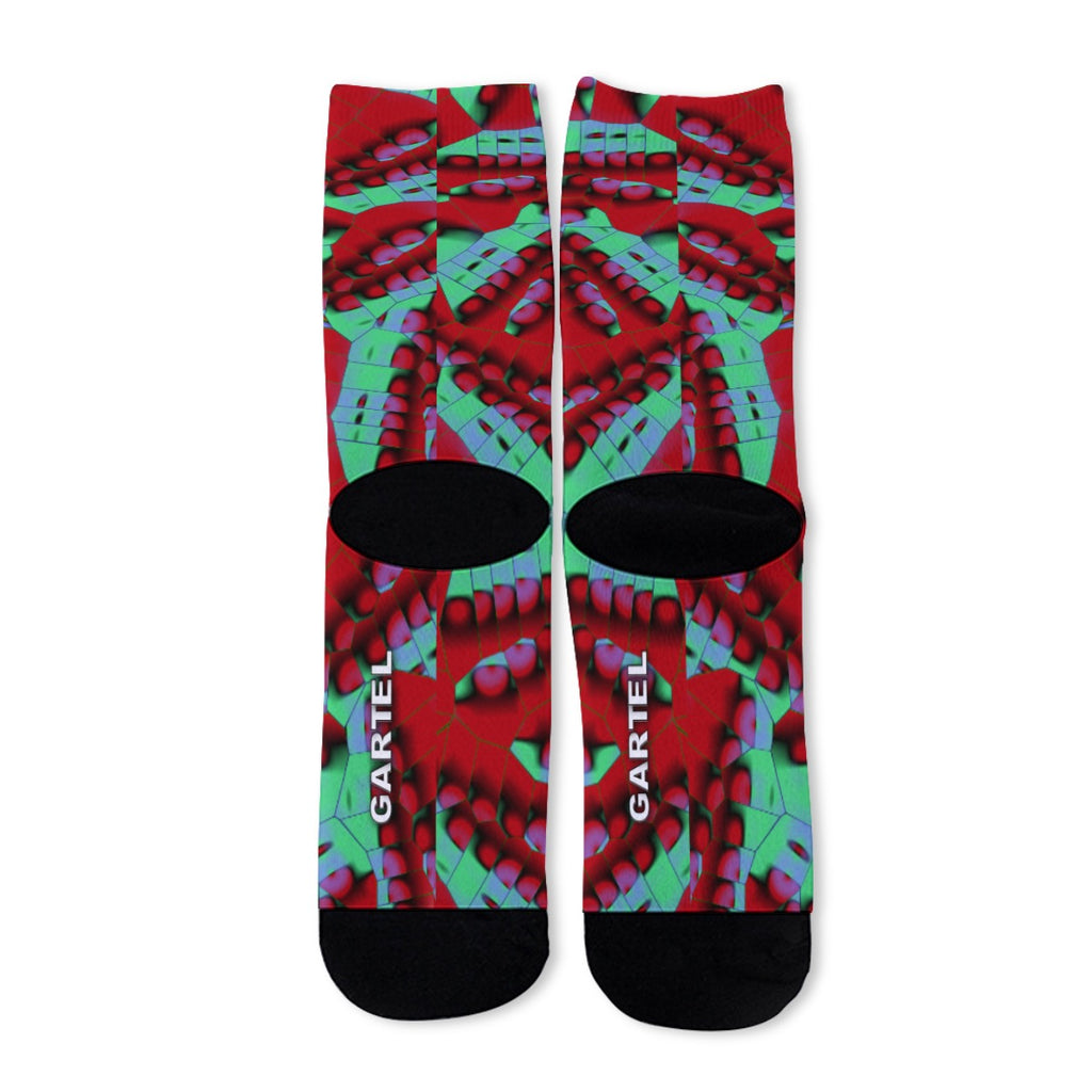 "Fractal Garden" Unisex Long Socks