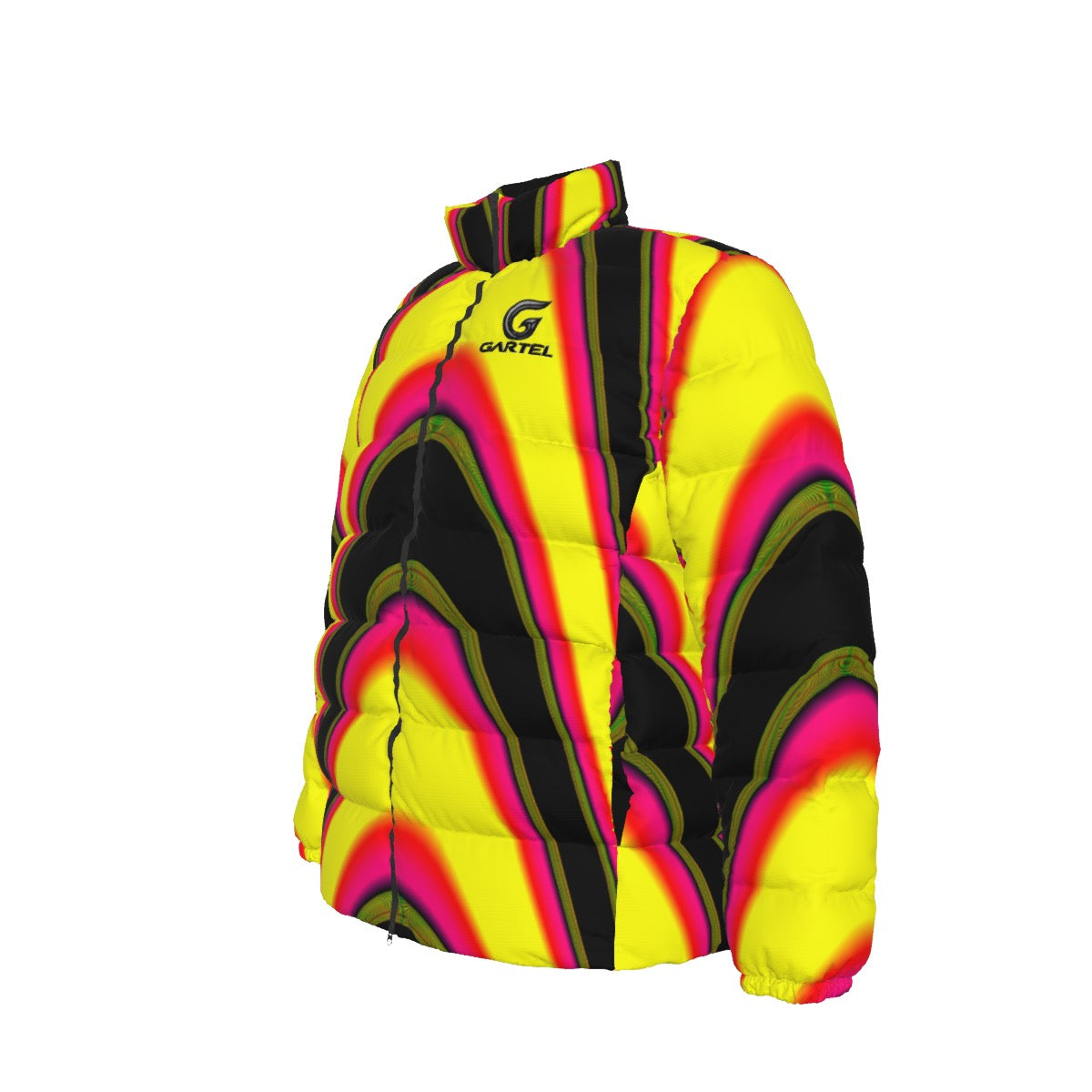 "Shark Byte" Unisex Stand Collar Down Jacket