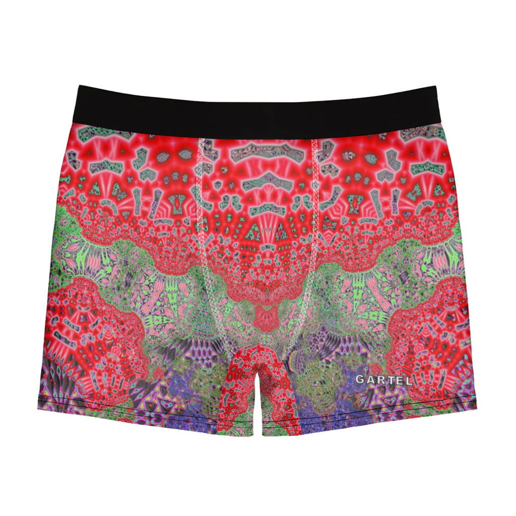 "Goddess Aztec (Red)"  Men's Stretch Boxer Briefs