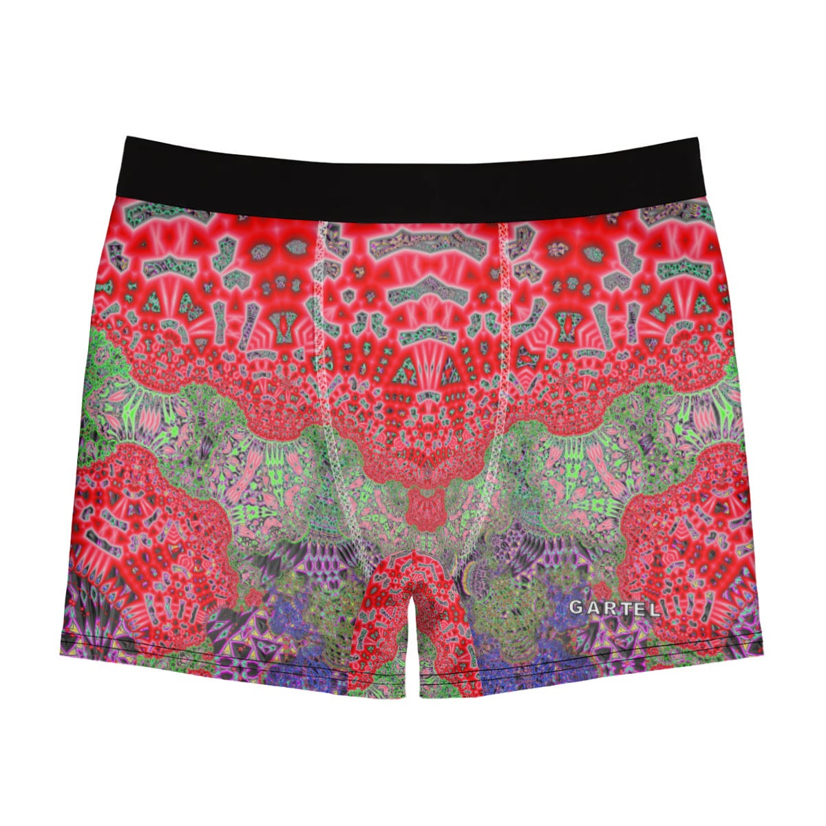 "Goddess Aztec (Red)"  Men's Stretch Boxer Briefs