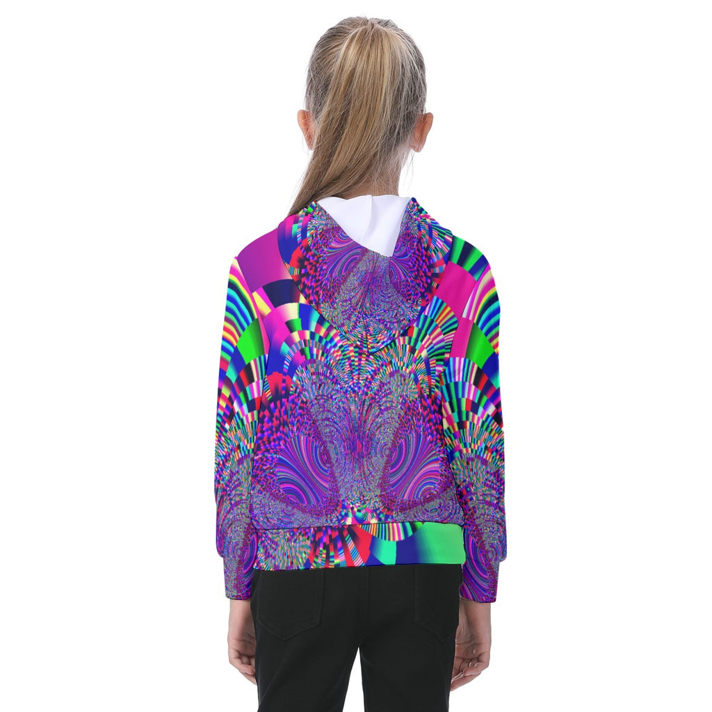 "Technicolor Dreamscape" Youth Hoodie