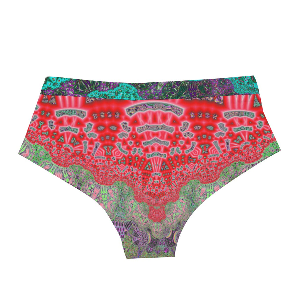 "Goddess Aztec (Red)" Men's Low-rise Underwear