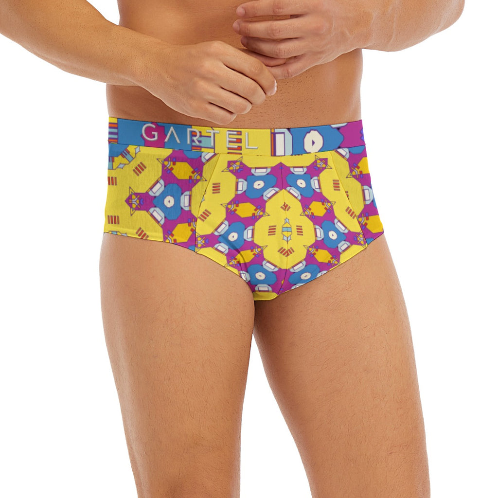 "Quirky Yellow" Men's  Low-rise Underwear
