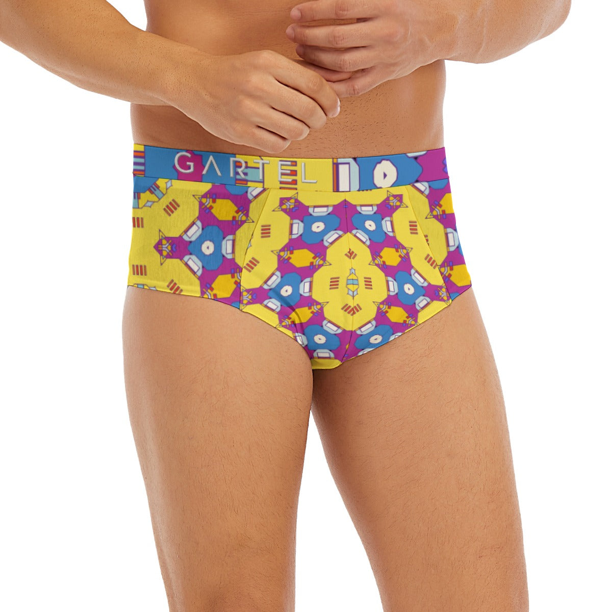 "Quirky Yellow" Men's  Low-rise Underwear