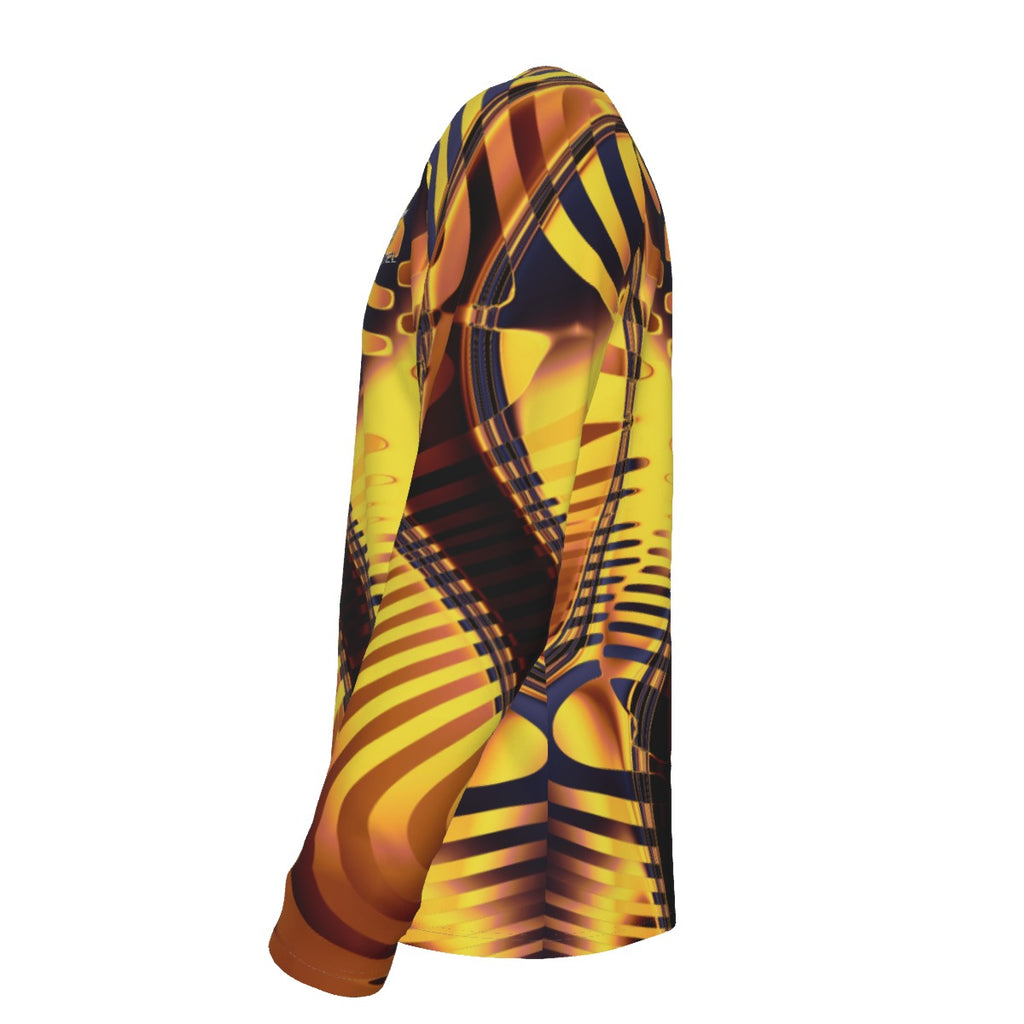 "Tiger Eye" Men's Raglan Long Sleeve T-Shirt