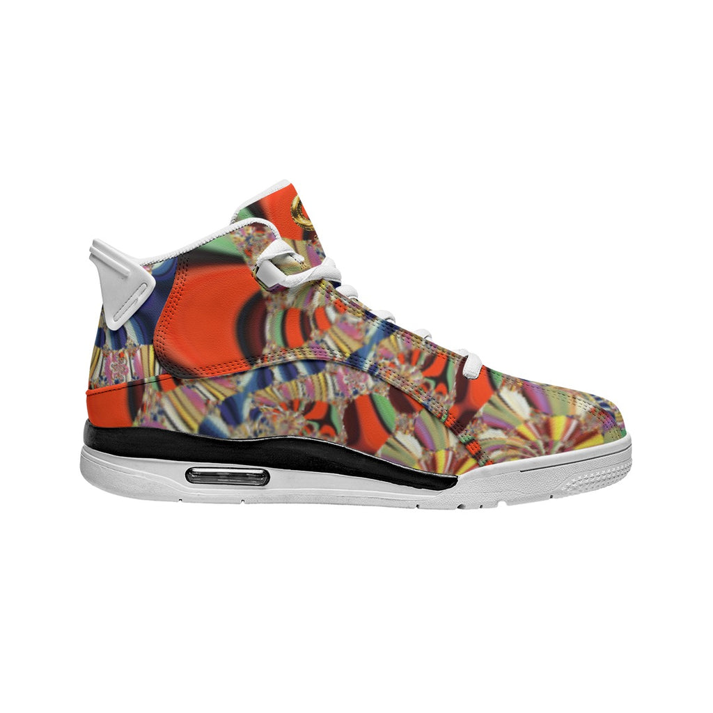 “Royal Tapestry” Men’s Shock Absorption Basketball Sneakers