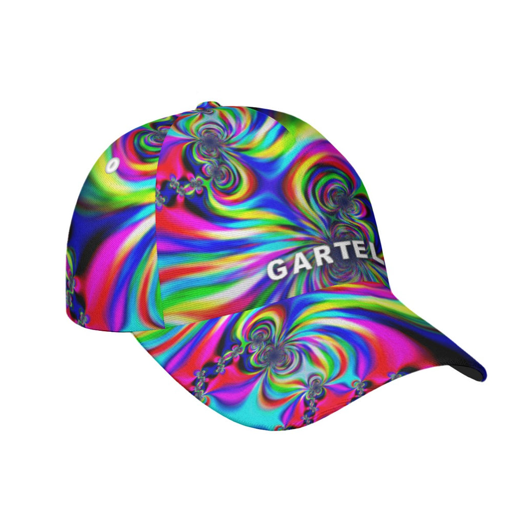"Psychedelic Swirl" Peaked Cap With Box