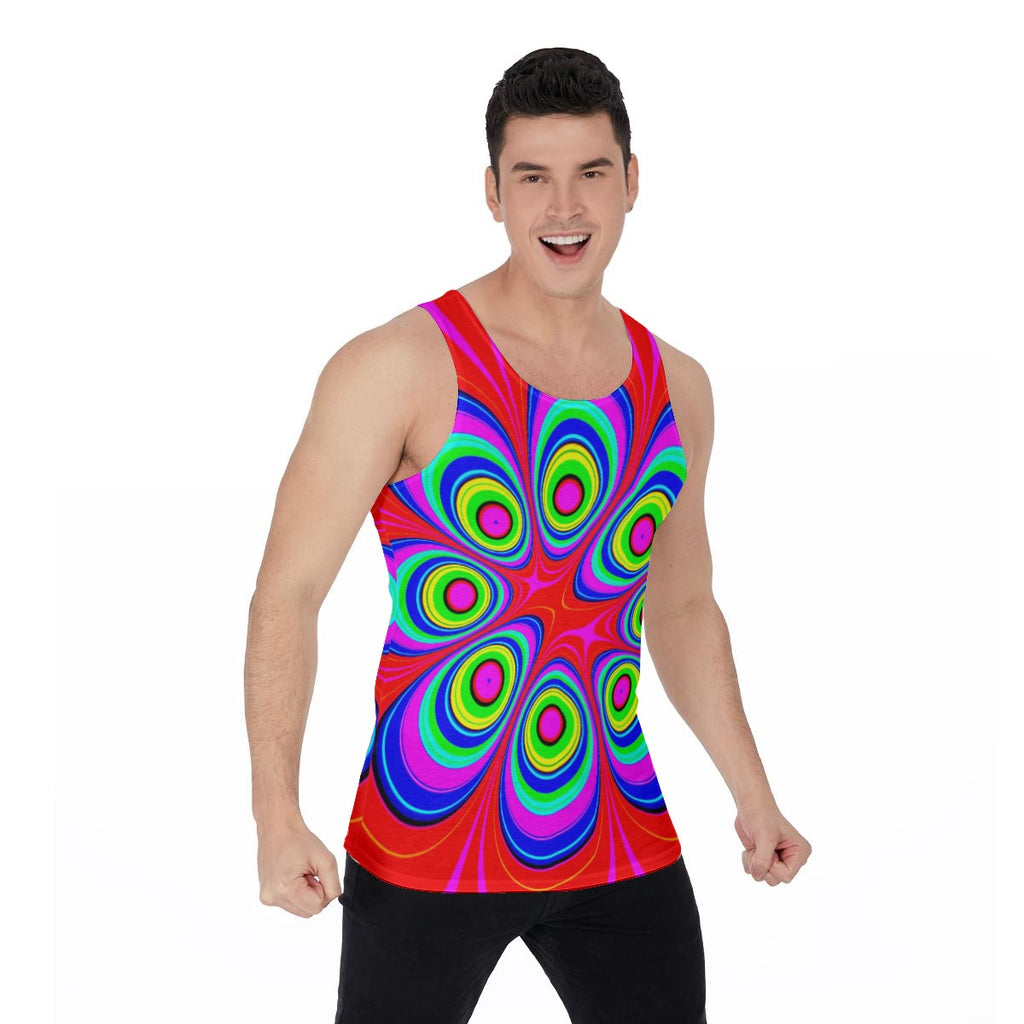 "Flower Burst" Men's Tank Top