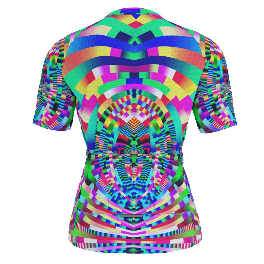 "Pixel Odyssey" Raglan Men's Cycling Jersey