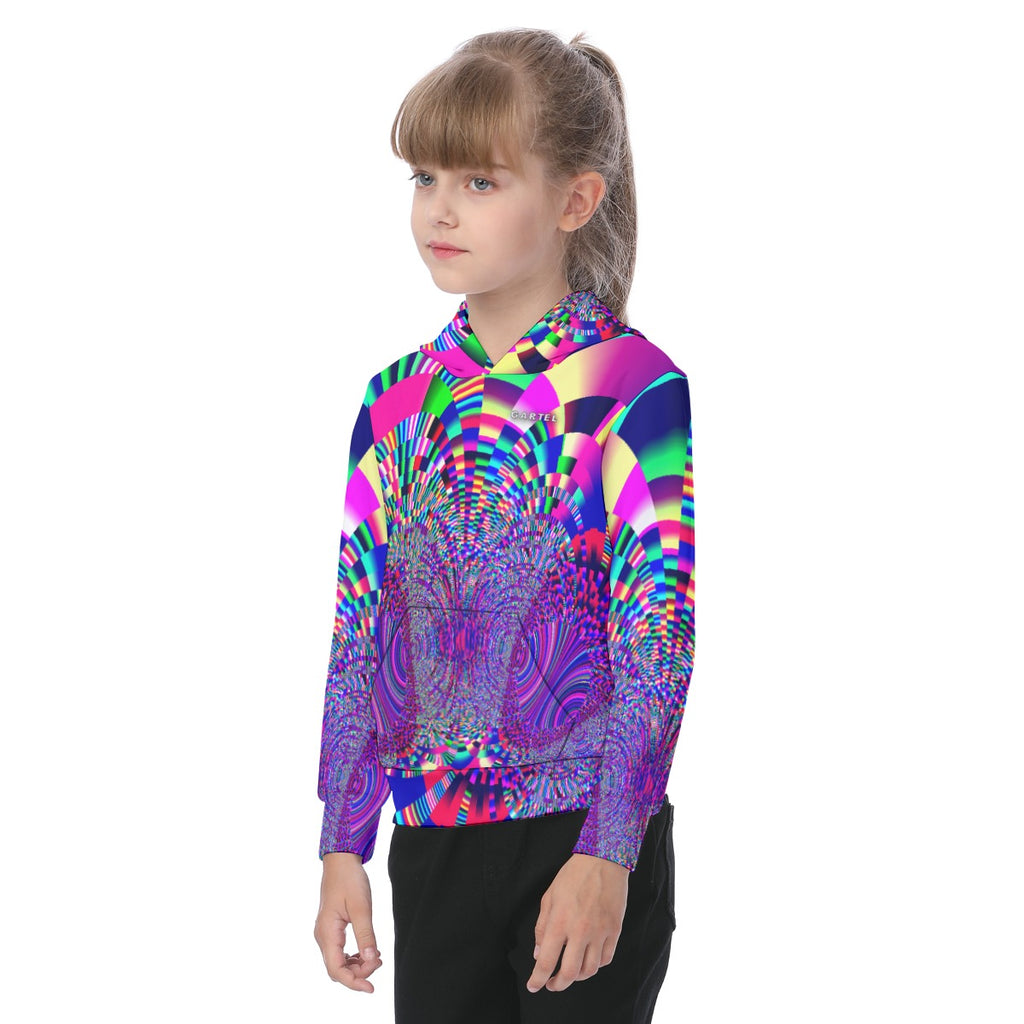 "Technicolor Dreamscape" Youth Hoodie