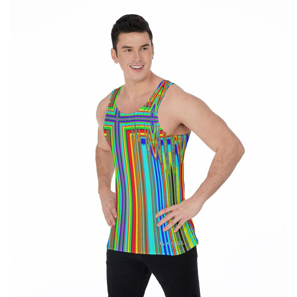 "Frequency" Men's Tank Top