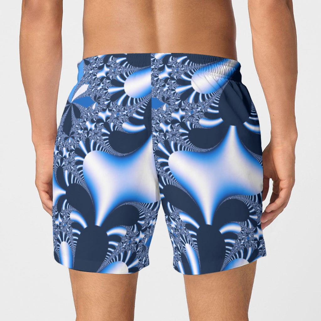 "Blue Mirage" Men's Short Boxer Briefs