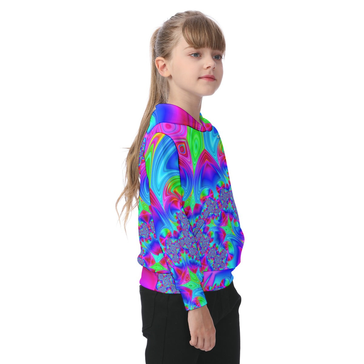 "Neon Mirage" Youth Hoodie