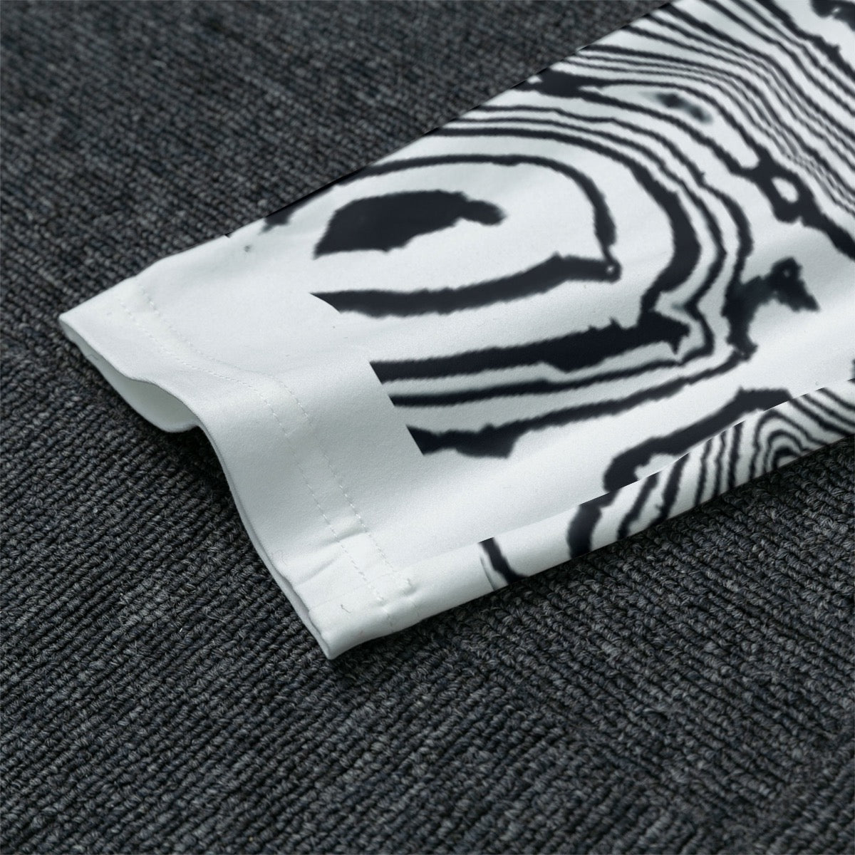 "Obsidian Current" Men's Raglan Sleeve Pajamas with Wide Ankles
