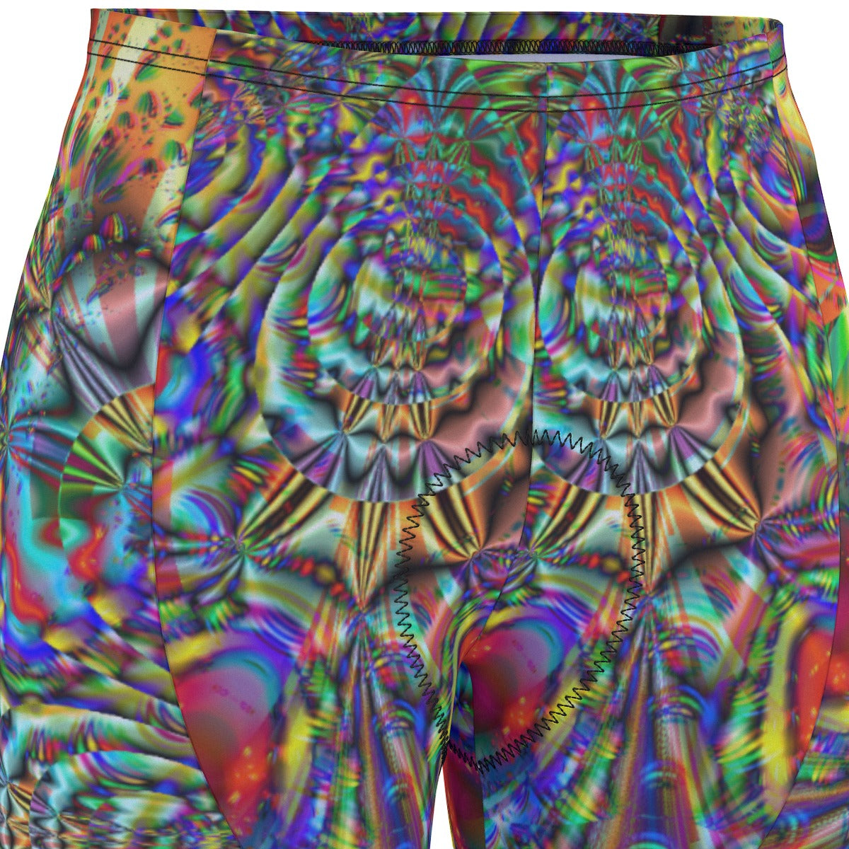 "The Chromatic Vortex" Men's Cycling Pants