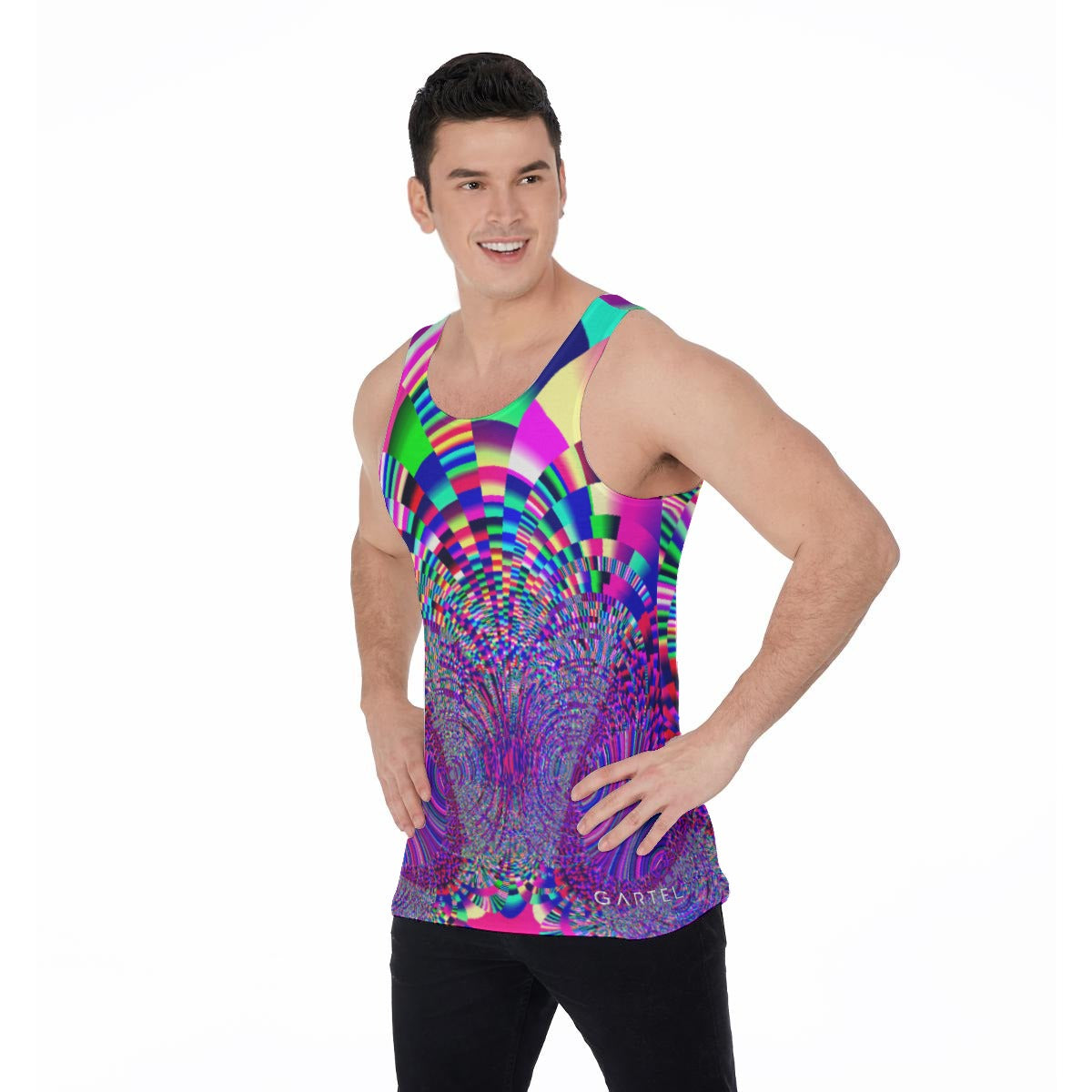 "Technicolor Dreamscape" Men's Tank Top