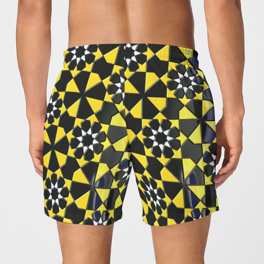 "Solar Lattice" Short Boxer Briefs|