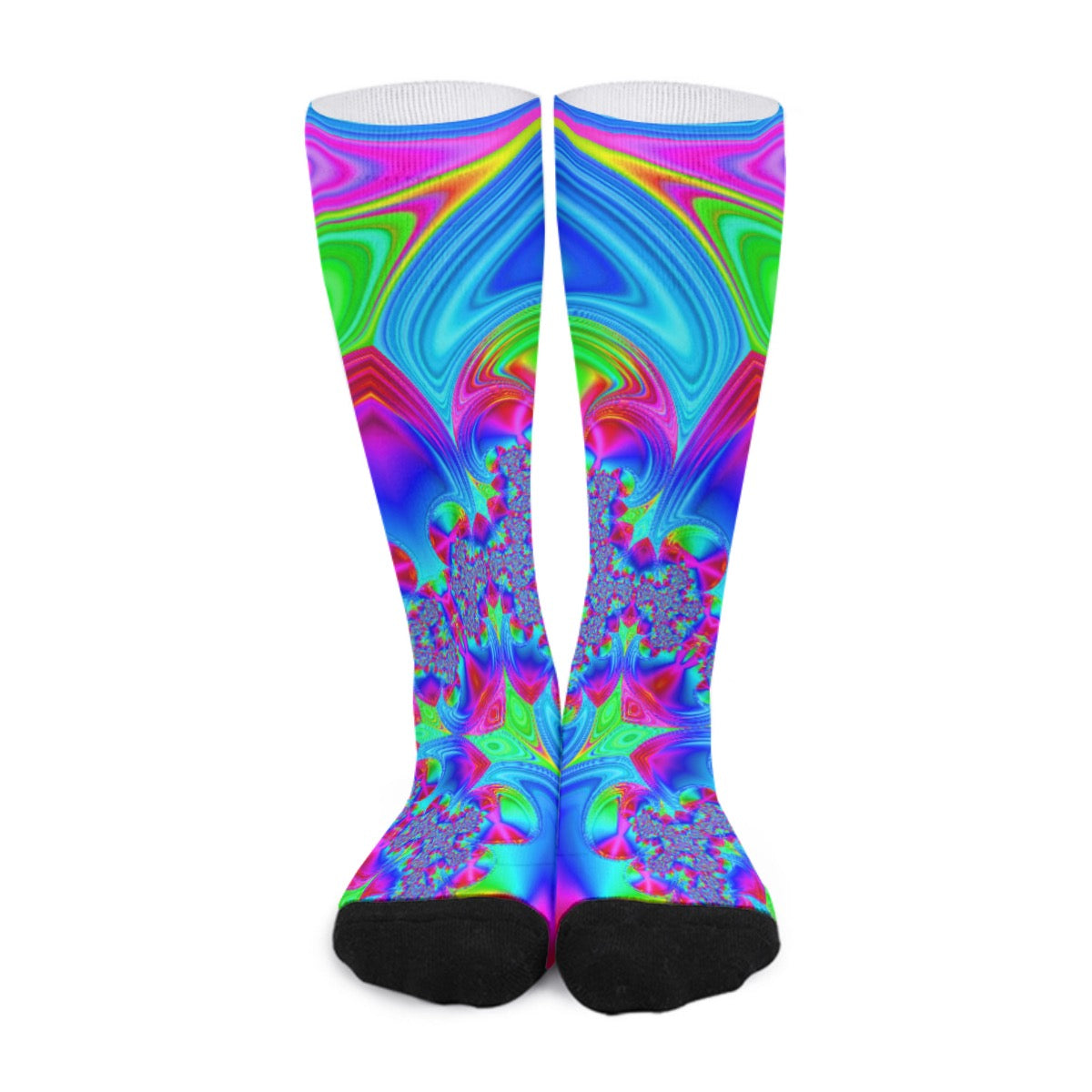 "Rainbow Nebula" Unisex Long Socks