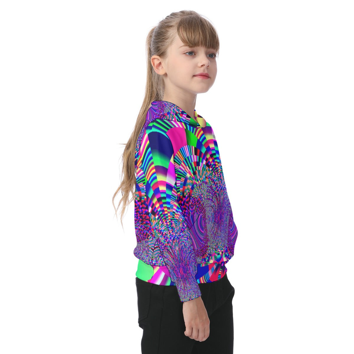 "Technicolor Dreamscape" Youth Hoodie