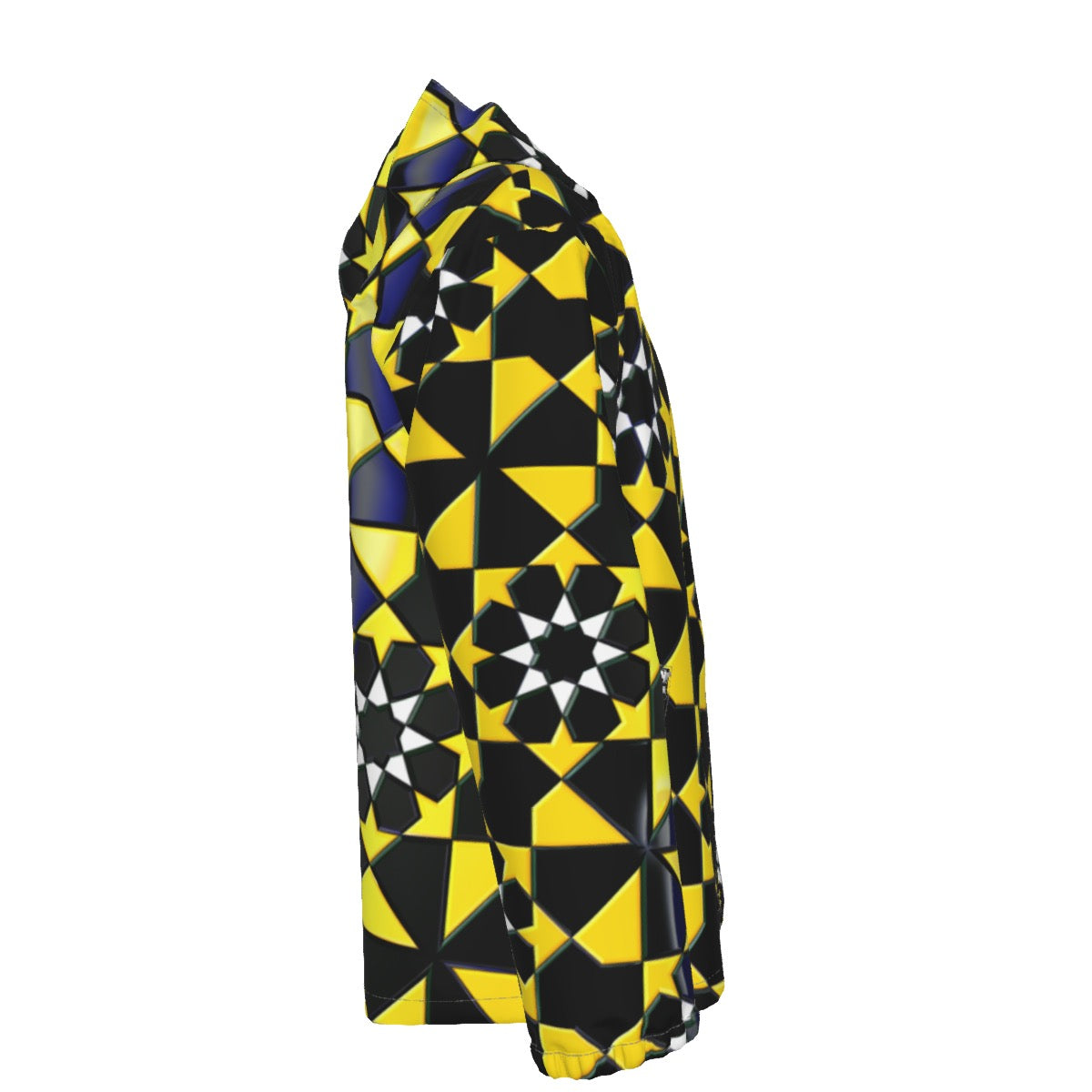 "Solar Lattice" Men's Hooded Zipper Windproof Jacket