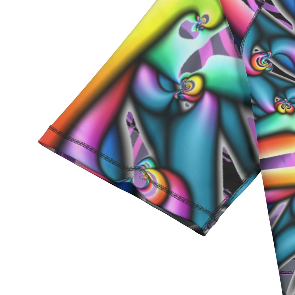 "Electric Avenue" Unisex Yoga Sports Short Sleeve T-Shirt