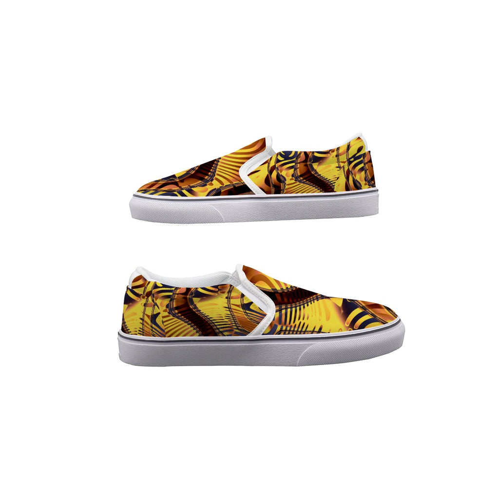 Tiger Eye"  Slip On Sneakers