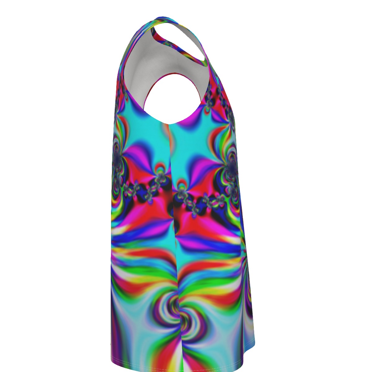 "Psychedelic Swirl" – Men's O-neck Tank Top