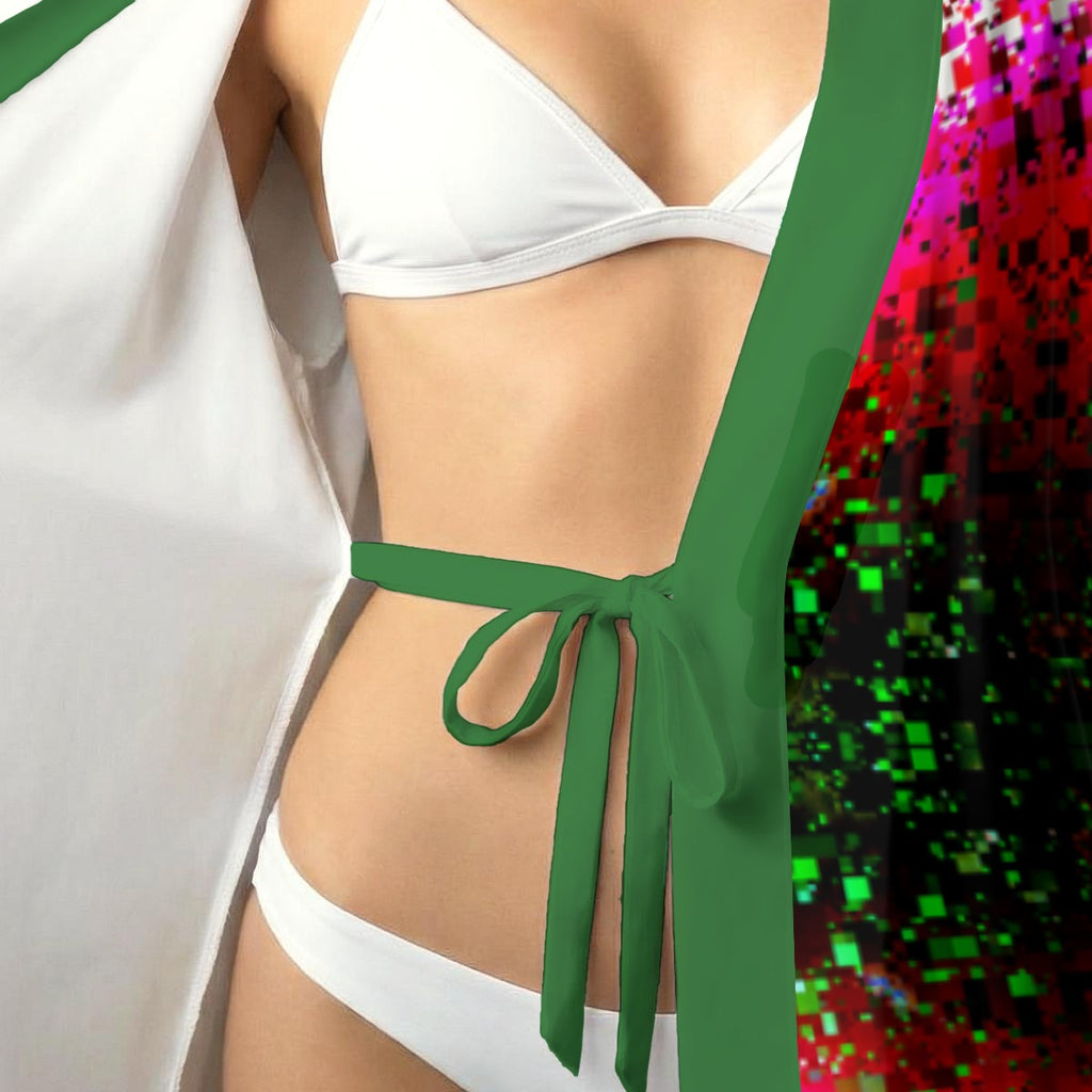 "Confetti" Women's Satin Wedding Robe