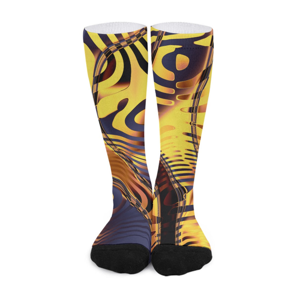 "Tiger Eye" Unisex Long Socks