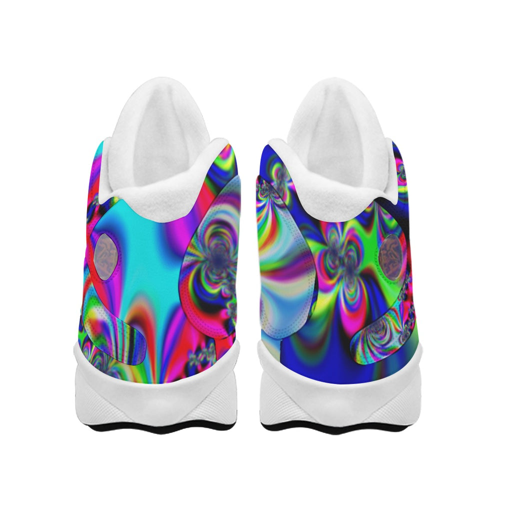"Psychedelic Swirl" Men's Basketball Shoes