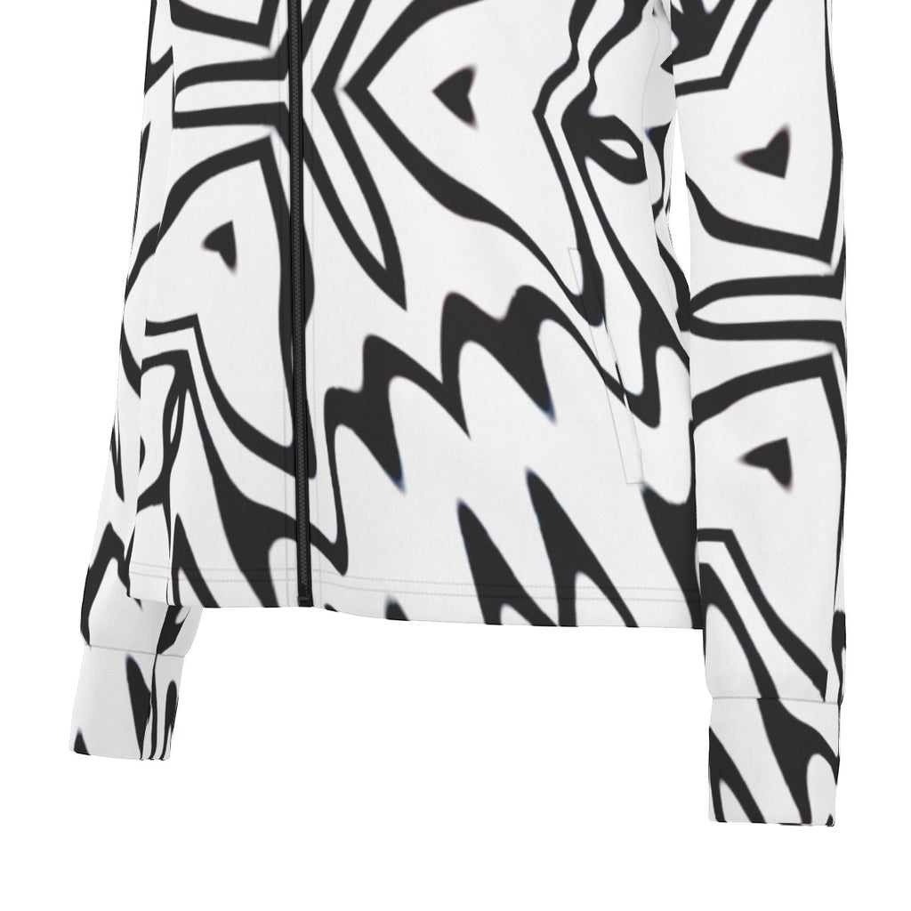 "White Phantom" Women's Long Sleeve Thumbhole Jacket