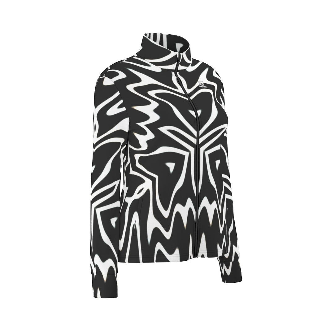 "Phantom Frequency" Women's Long Sleeve Thumbhole Jacket