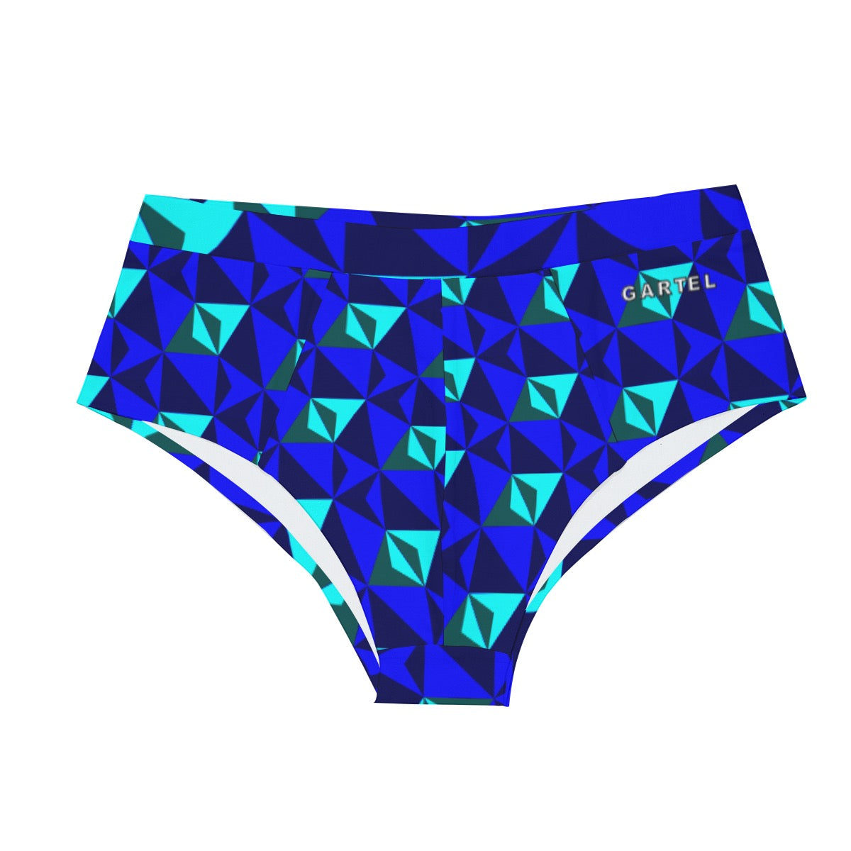 "Azure Facets" Men's Triangle Low-rise Underwear