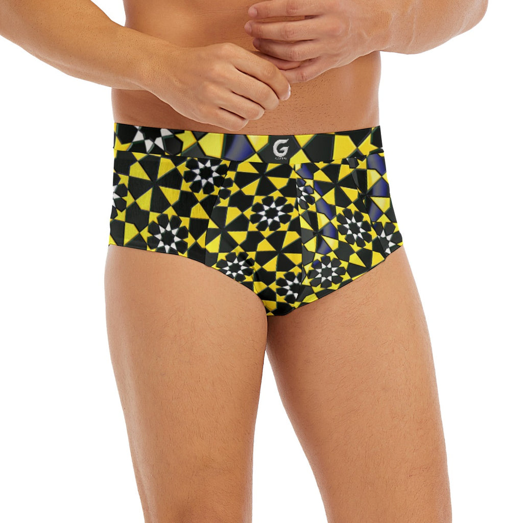 "Solar Lattice" Men's Low-rise Underwear