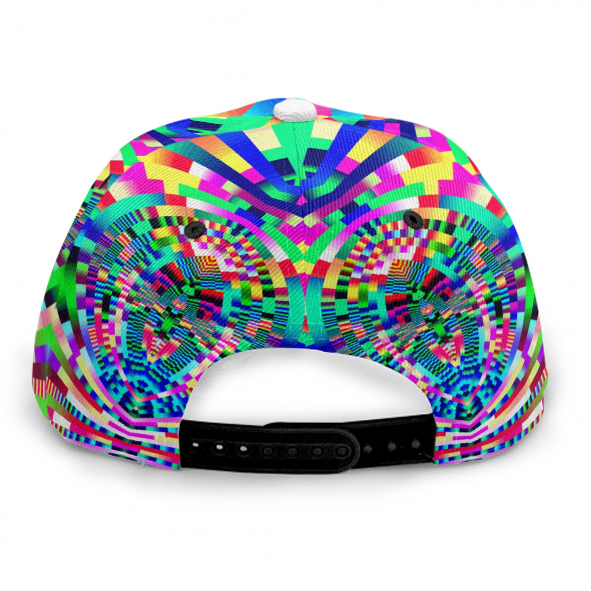 "Pixel Odyssey" Baseball Cap With Flat Brim