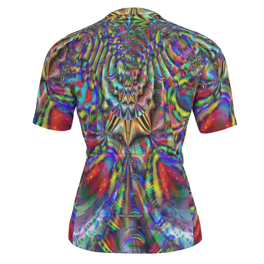 "The Chromatic Vortex" Raglan Men's Cycling Jersey