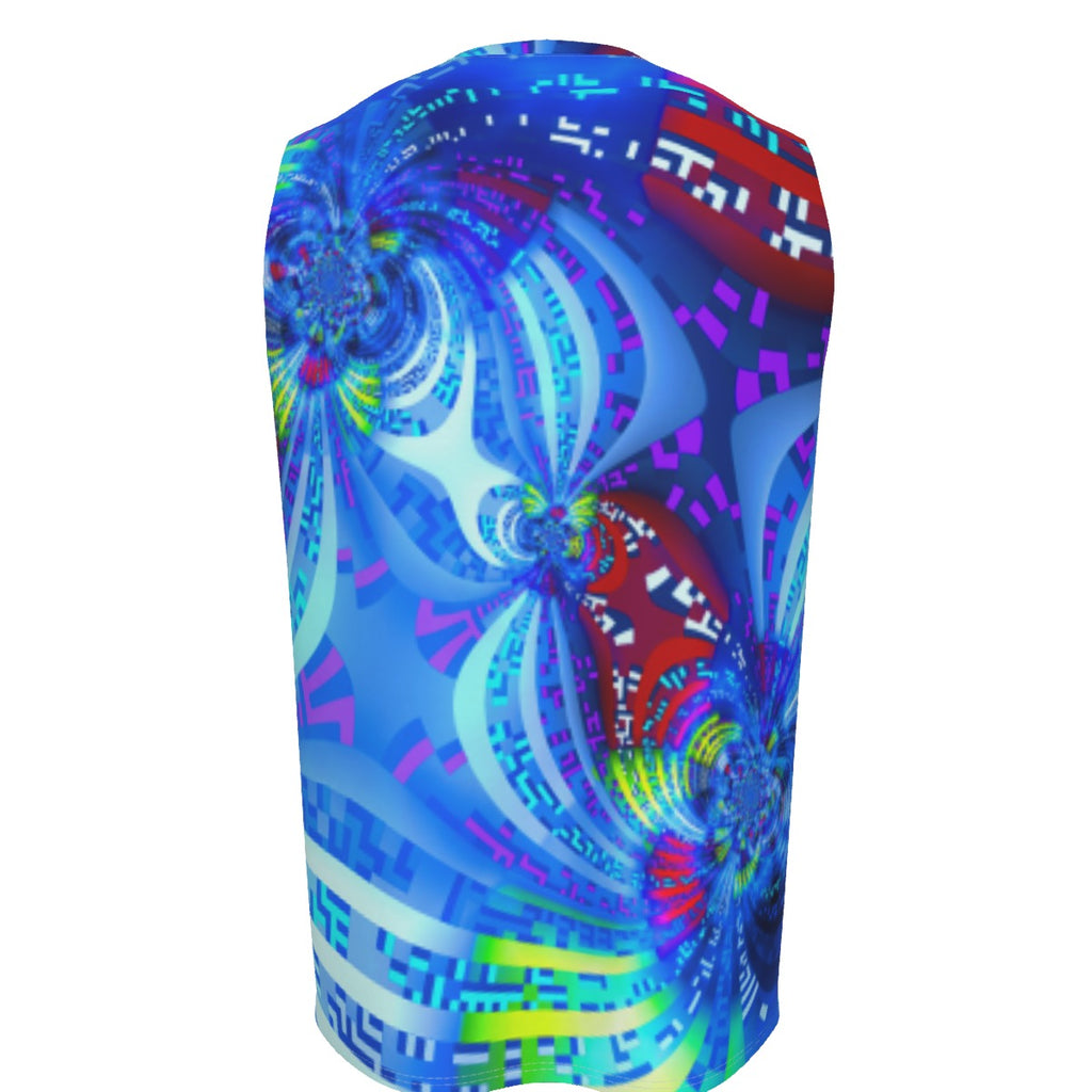 "Hywy Ribbons" Men's O-neck Tank Top