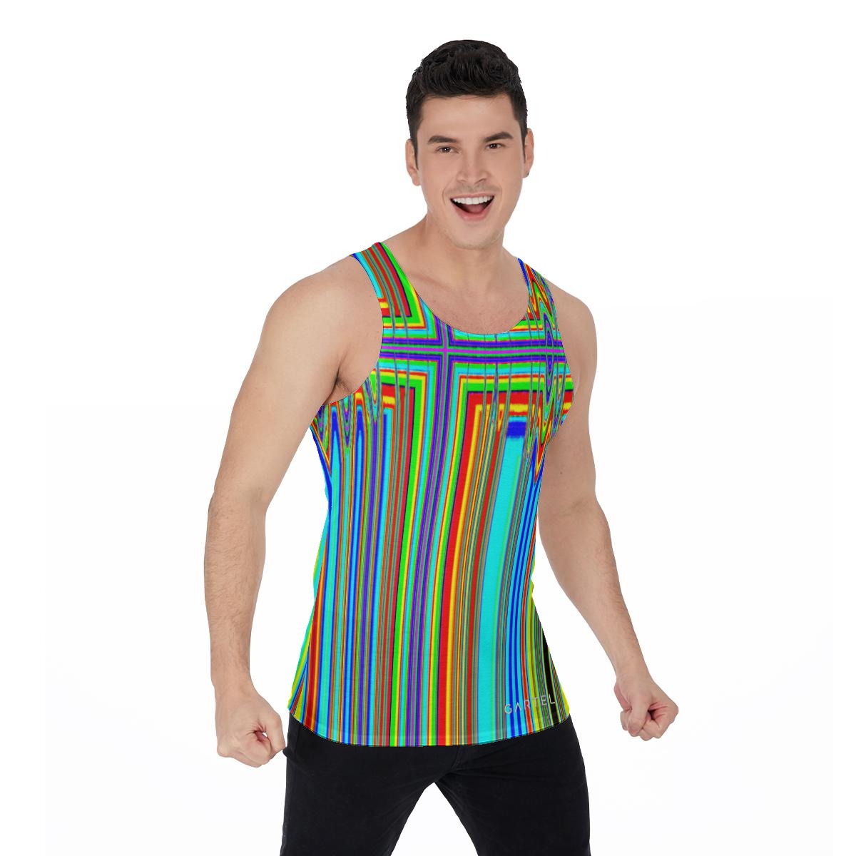 "Frequency" Men's Tank Top