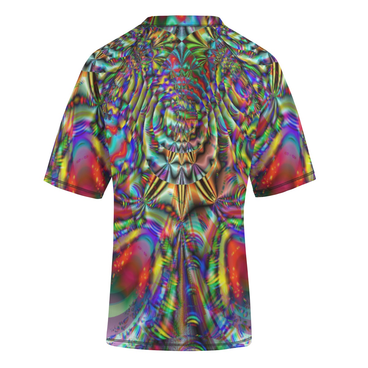 “The Chromatic Vortex” Unisex Yoga Sports Short Sleeve T-Shirt