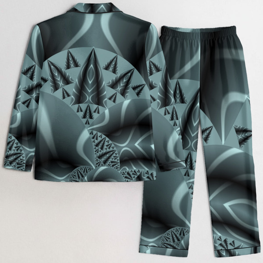 "Crystal Genesis" Women's Satin Pajama Set